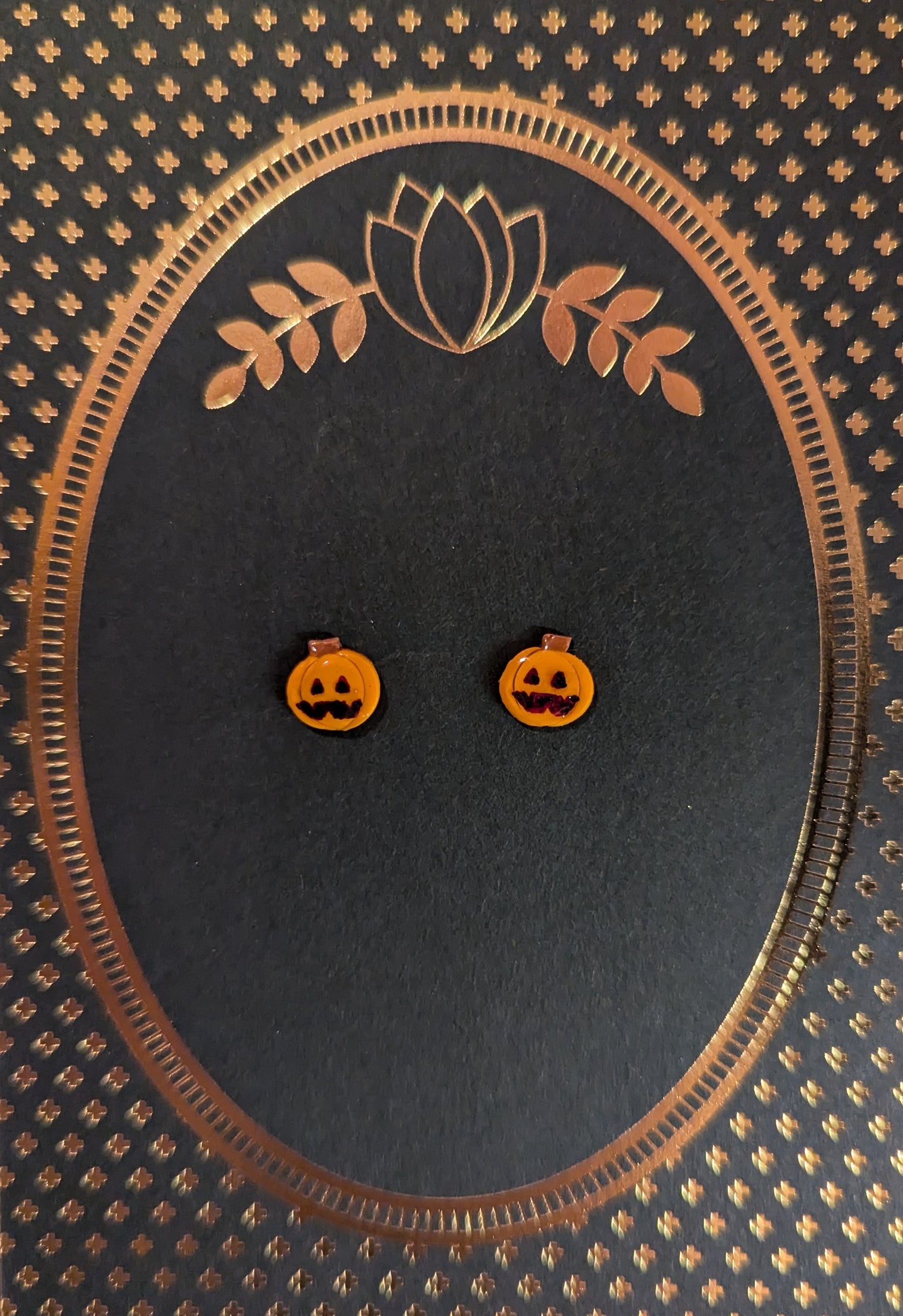 Jack-o'-Lantern Studs