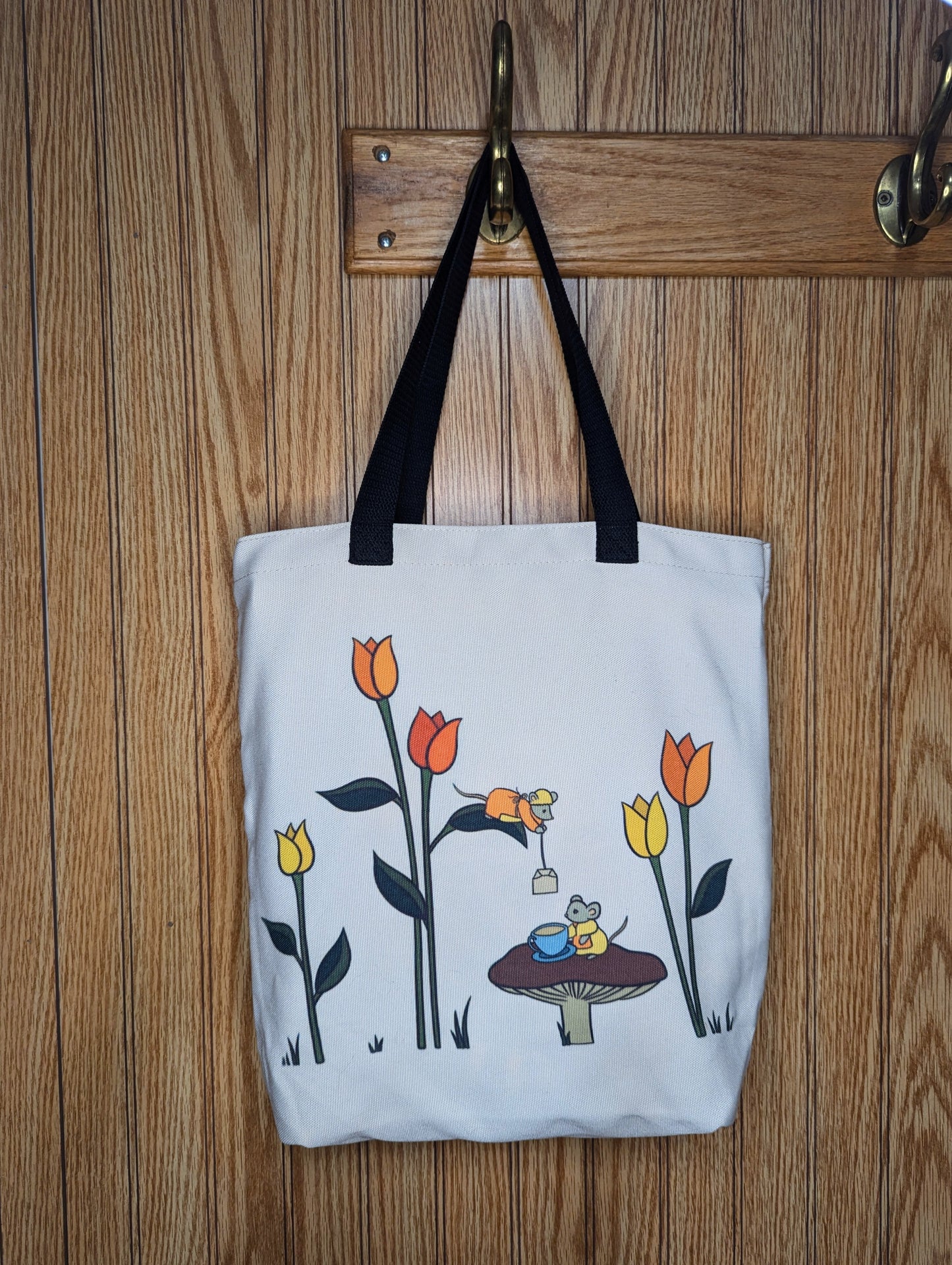 Mice at Tea Time Tote