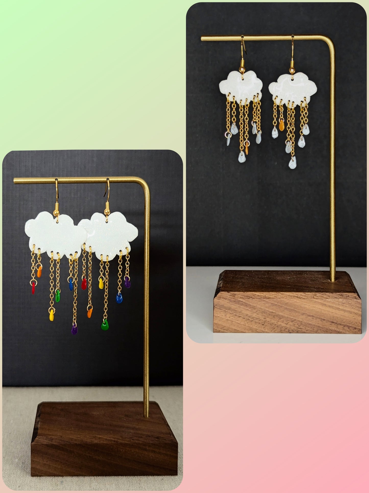 Rain Cloud Earrings
