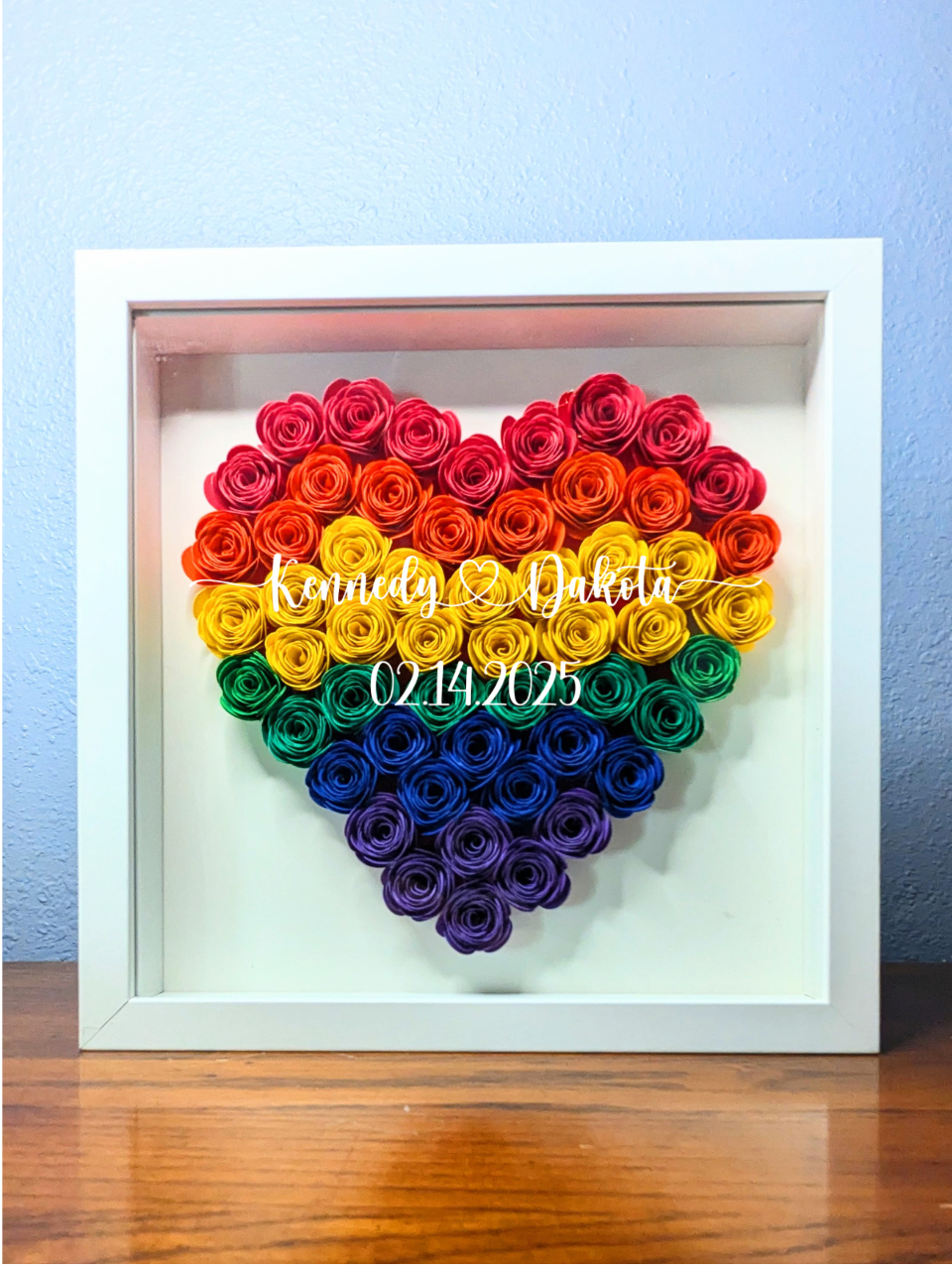 Custom Wedding/Anniversary Shadow Box