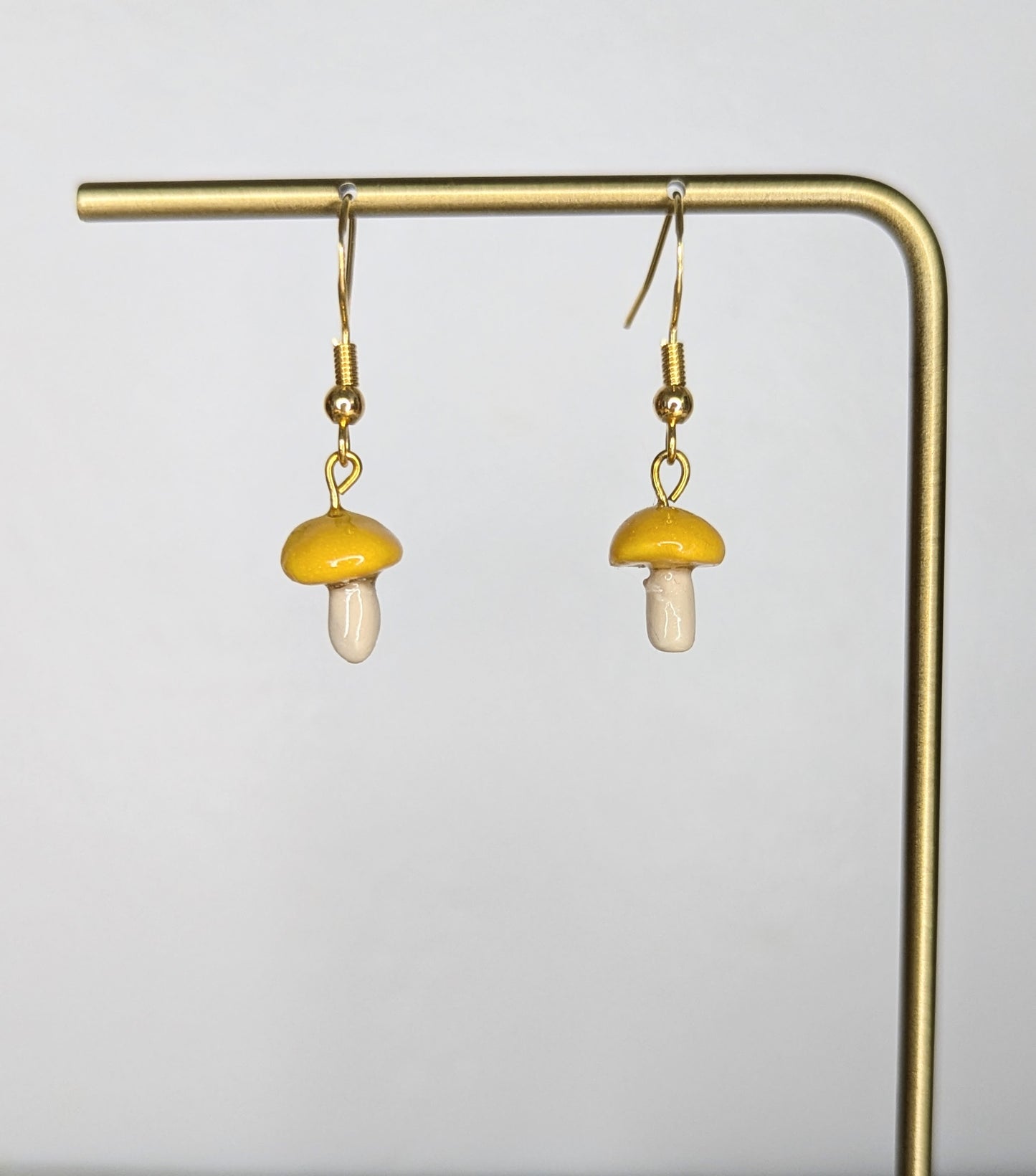 Mini Mushroom Earrings