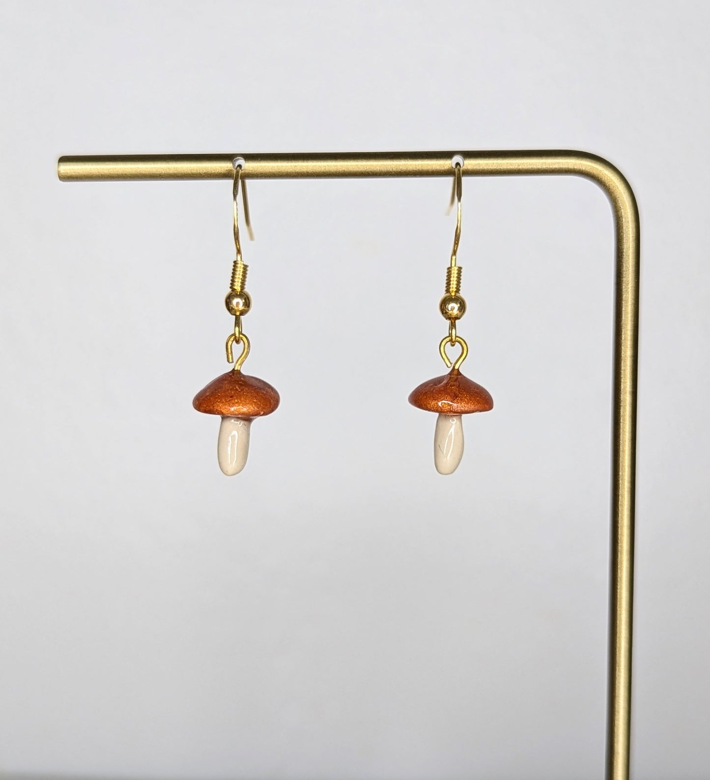 Mini Mushroom Earrings