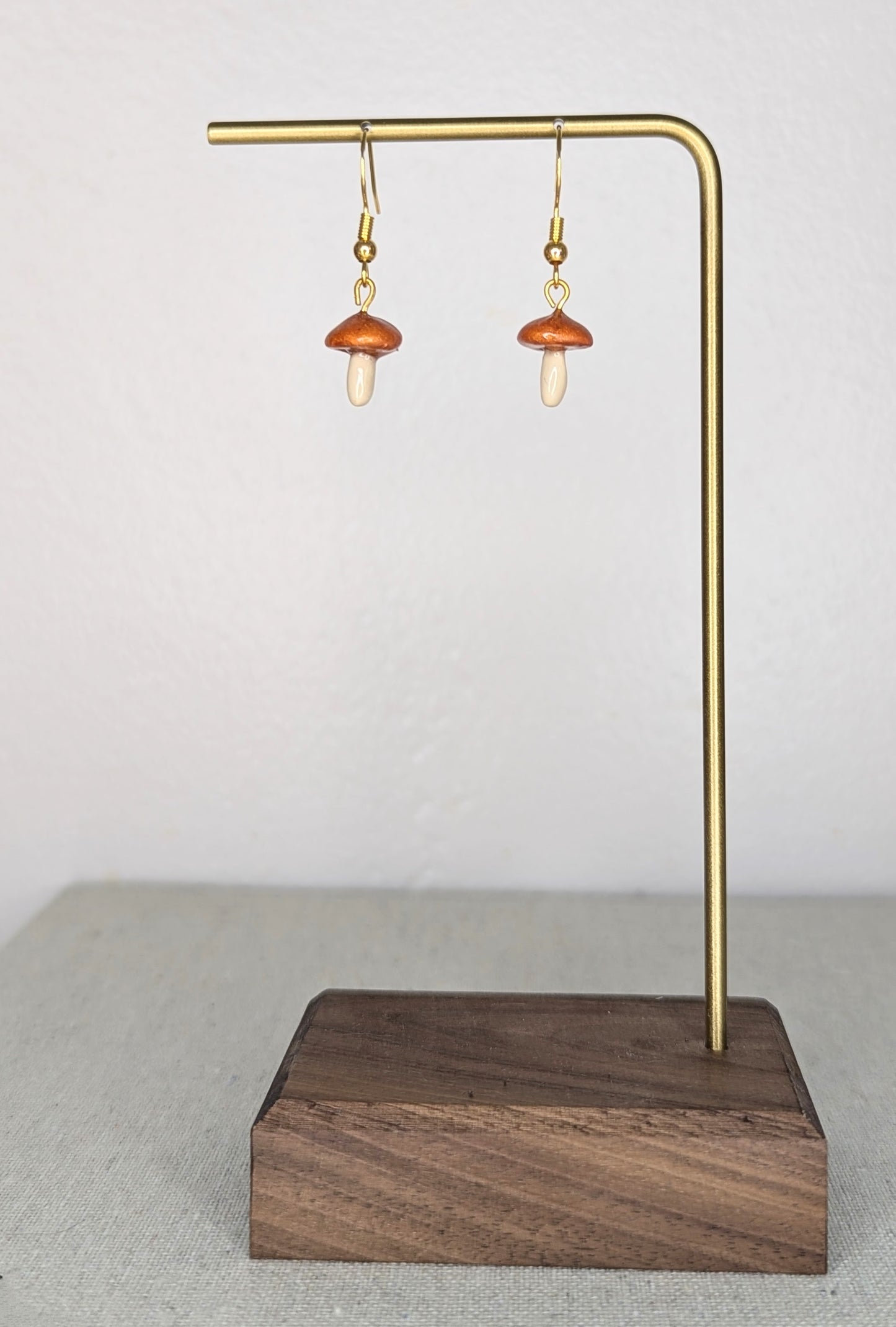 Mini Mushroom Earrings